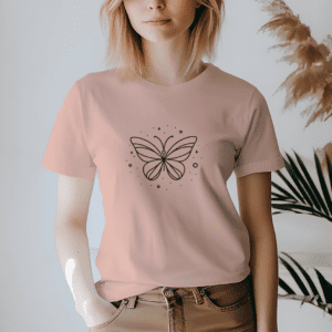 Minimalist Butterfly Elegant T-Shirt